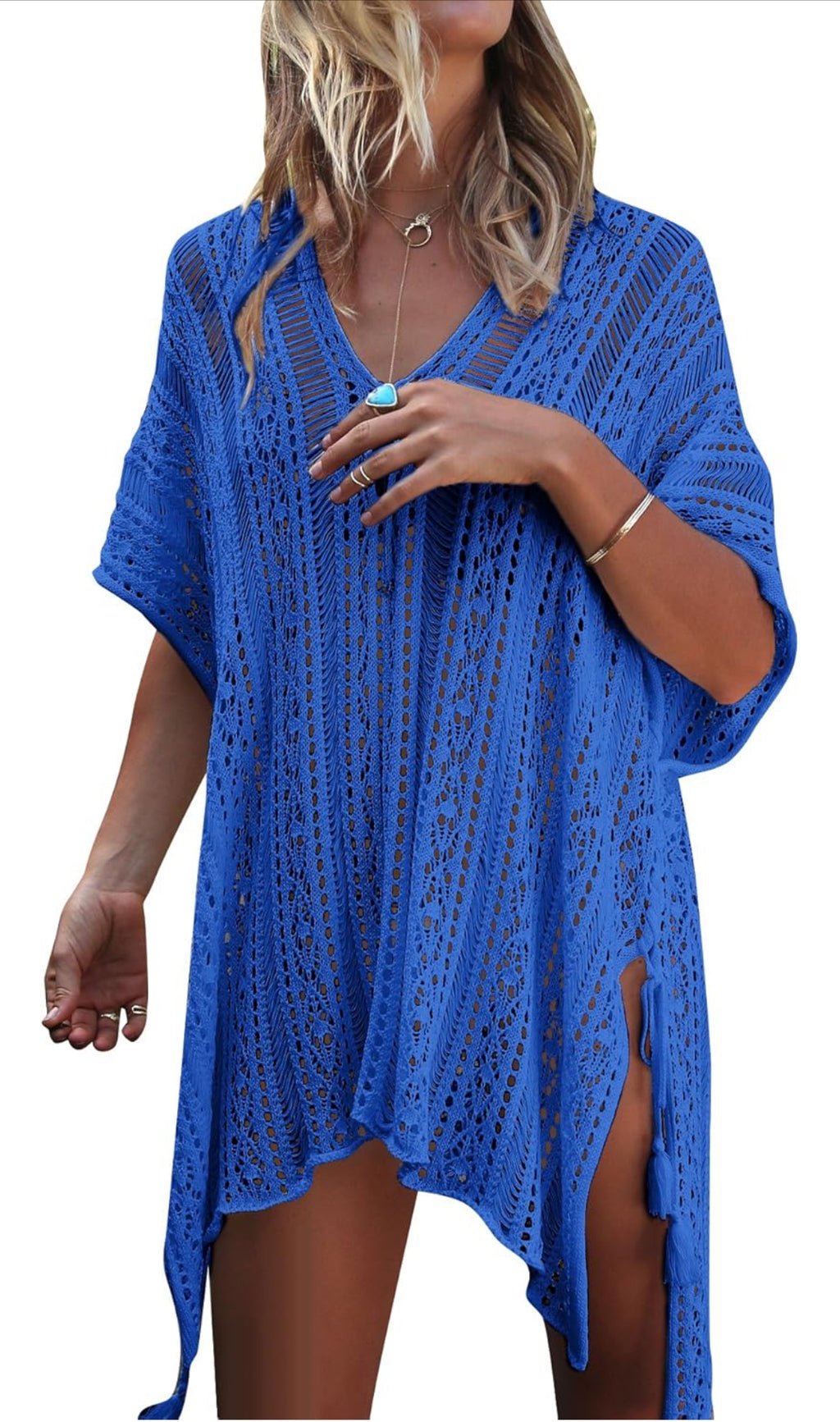 Women’s Bathing Suit Cover Up for Beach Pool Swimwear Crochet Dress