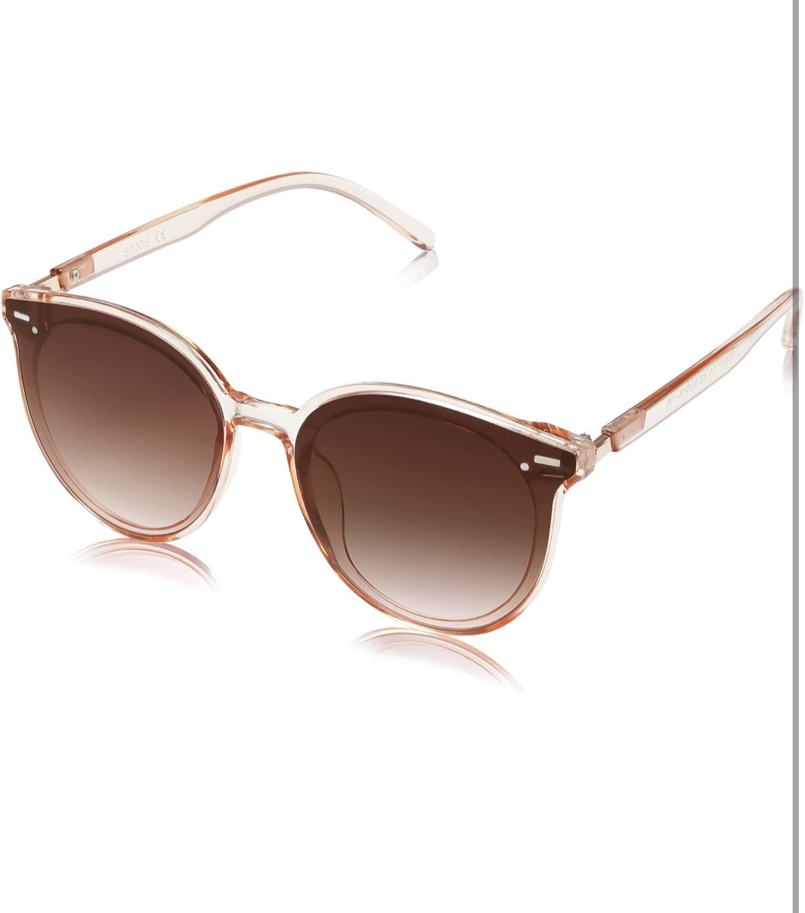 SOJOS designer Sunglasses Womens Trendy 2025 Classic Round Retro Vintage Shades Large Frame Sunnies SJ2067