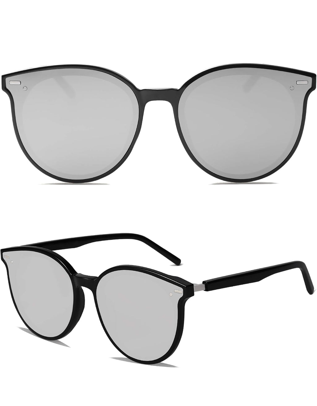 SOJOS designer Sunglasses Womens Trendy 2025 Classic Round Retro Vintage Shades Large Frame Sunnies SJ2067