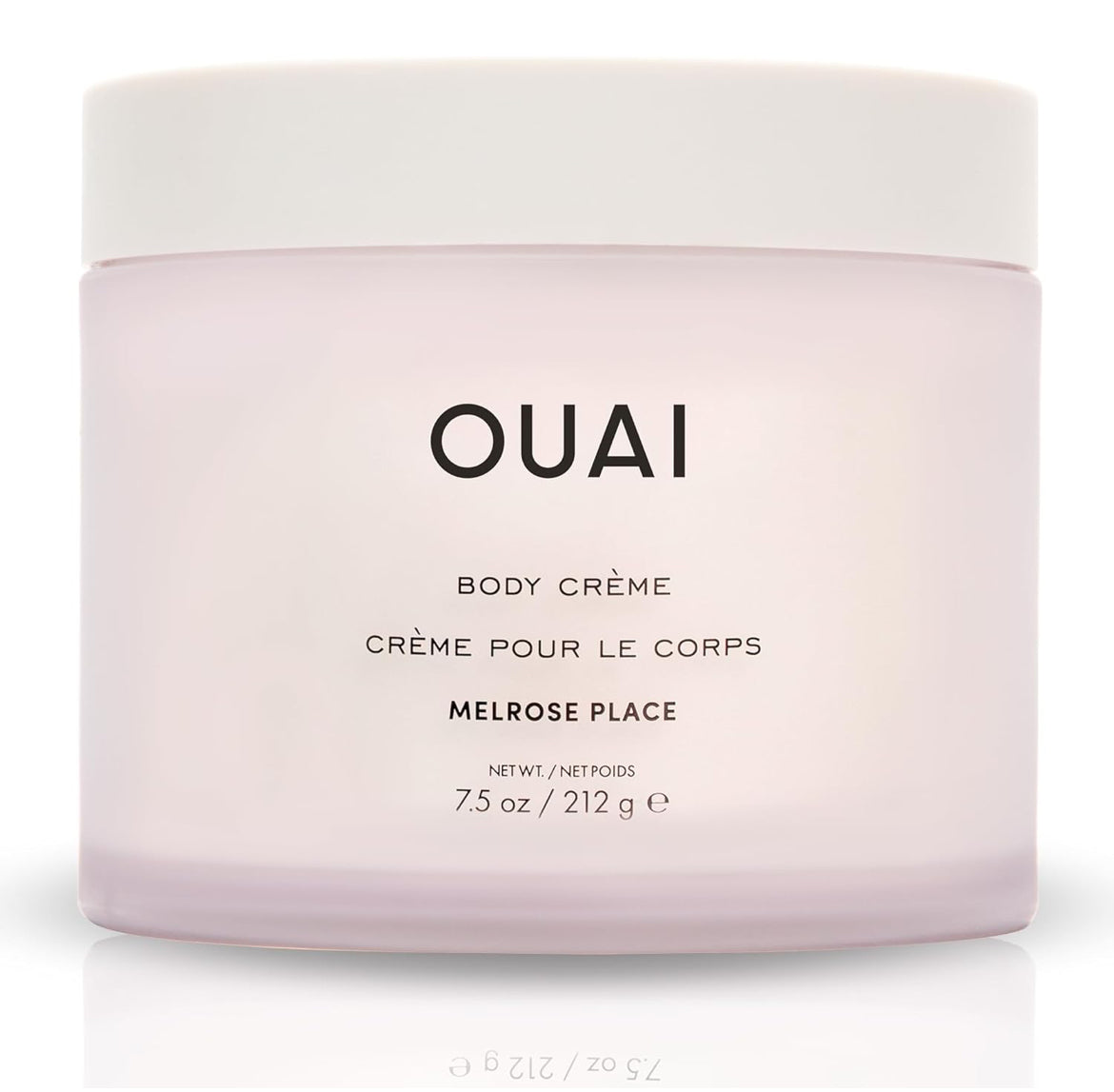 OUAI Body Cream, St. Barts - Hydrating Whipped Body Cream with Cupuaçu Butter, Coconut Oil and Squalane - Softens Skin and Delivers Healthy-Looking Glow - Sulfate-Free Skin Care (7.5Oz)Special Gift with orders over $100