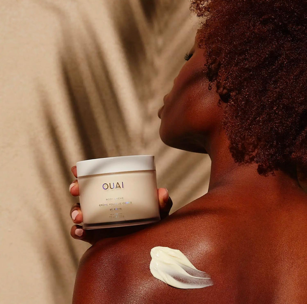 OUAI Body Cream, St. Barts - Hydrating Whipped Body Cream with Cupuaçu Butter, Coconut Oil and Squalane - Softens Skin and Delivers Healthy-Looking Glow - Sulfate-Free Skin Care (7.5Oz)Special Gift with orders over $100