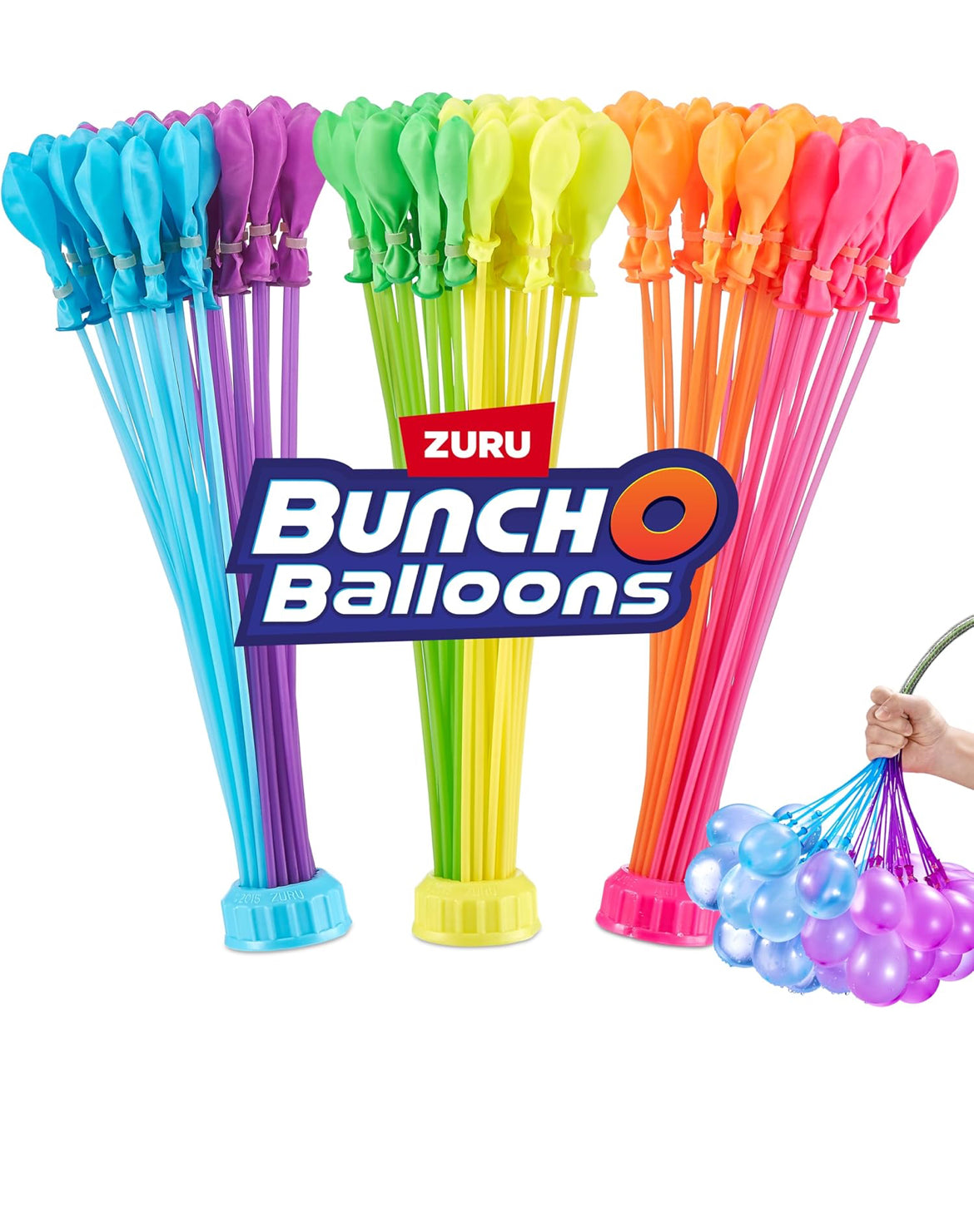 Bunch O Balloons – Instant Water Balloons – (3 bunches – 100 Total Water Balloons)