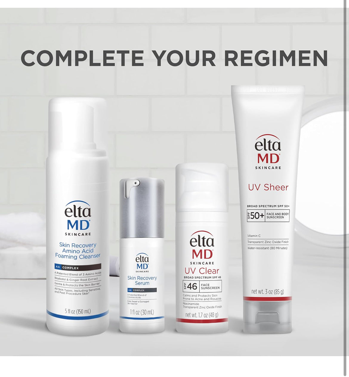 EltaMD UV Clear Face Sunscreen SPF 46, Oil Free Sunscreen with Zinc Oxide, Dermatologist Recommended Sunscreen