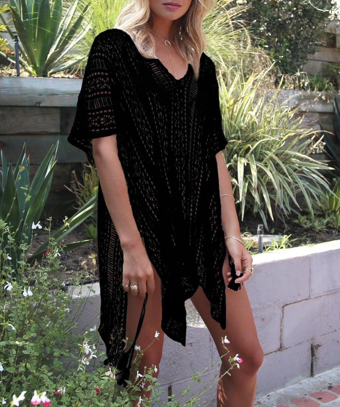 Women’s Bathing Suit Cover Up for Beach Pool Swimwear Crochet Dress