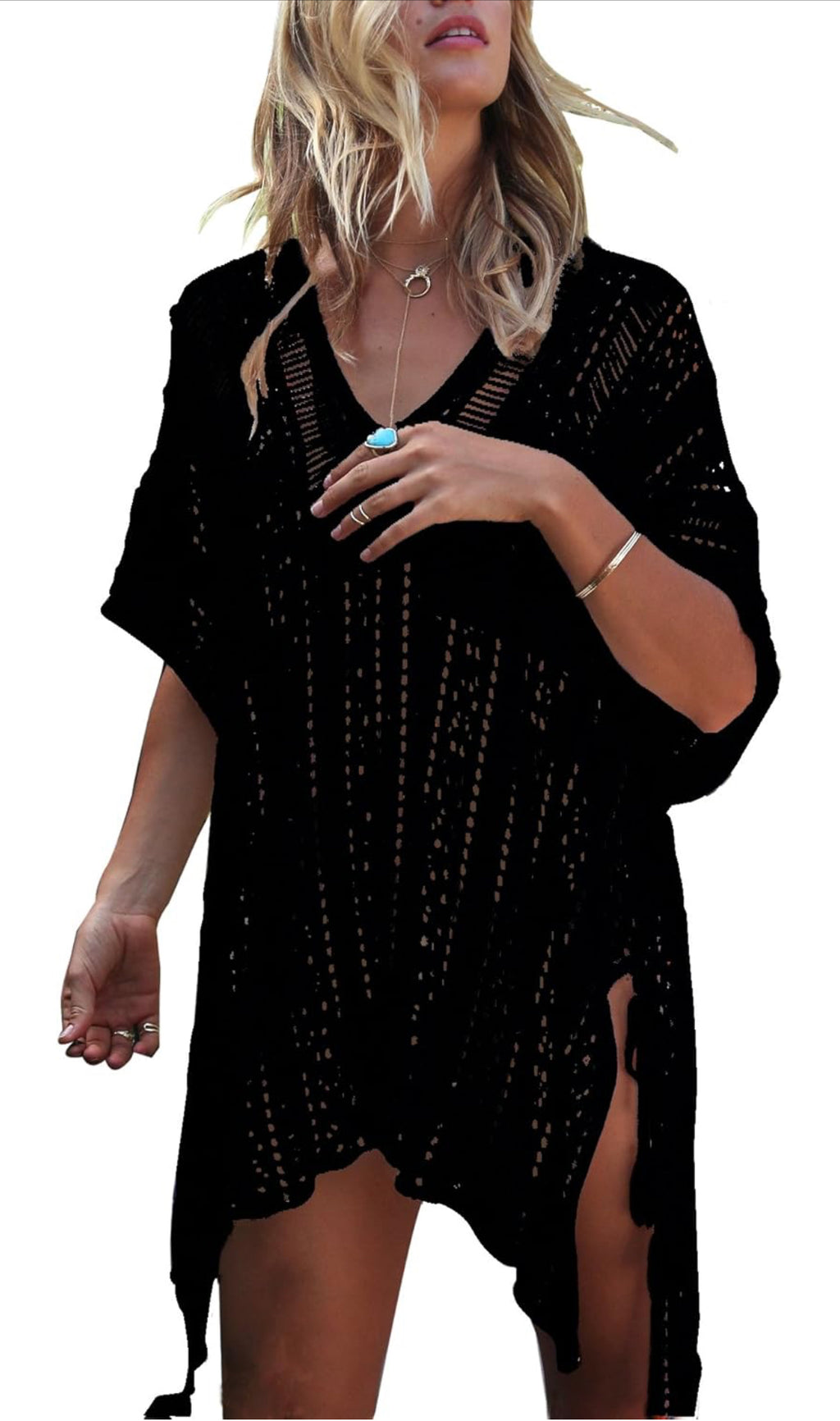Women’s Bathing Suit Cover Up for Beach Pool Swimwear Crochet Dress