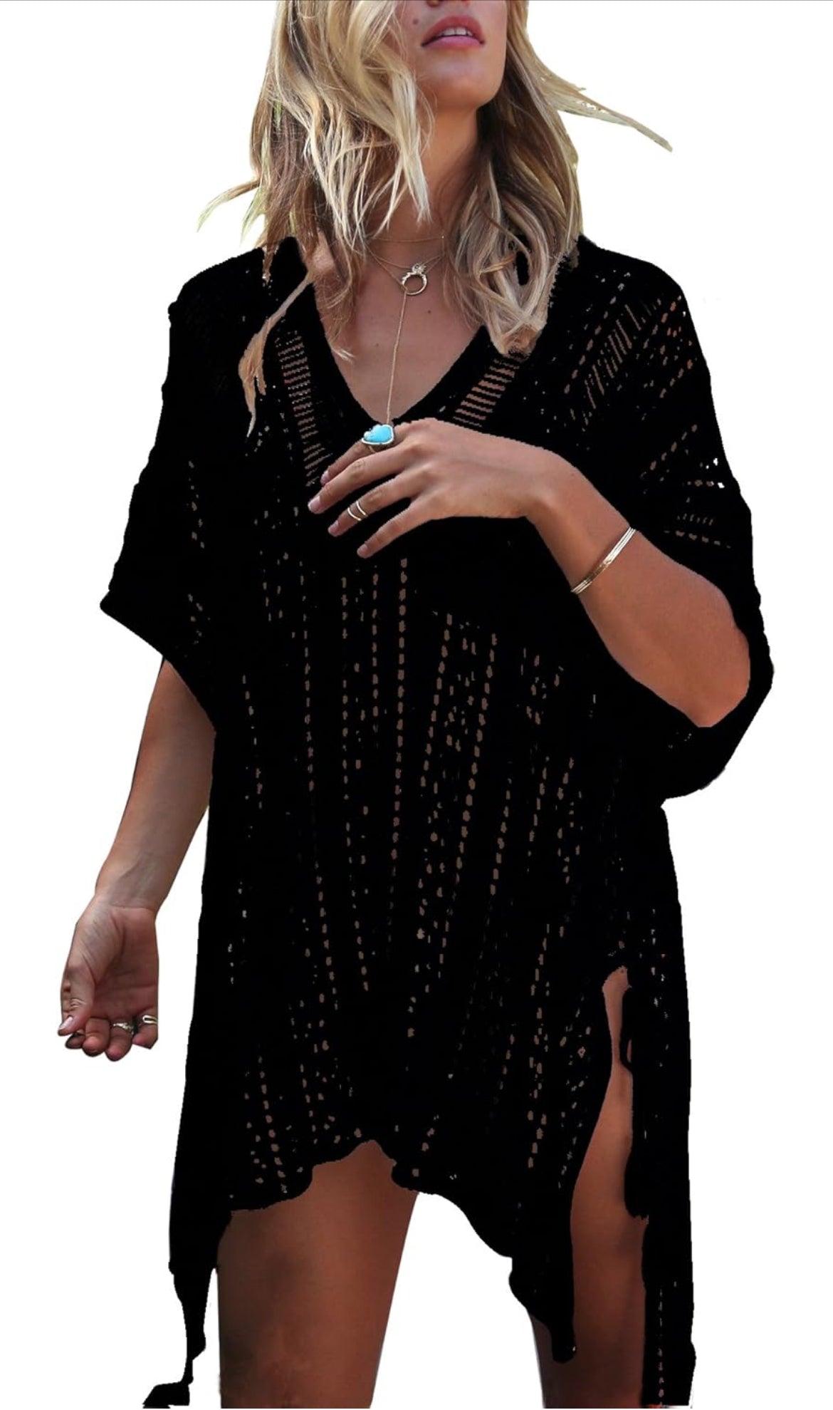 Women’s Bathing Suit Cover Up for Beach Pool Swimwear Crochet Dress