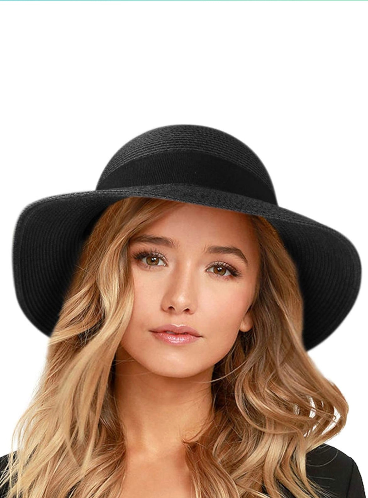 FURTALK Womens Beach Sun Straw Hat UV UPF 80+ Travel Foldable Brim Summer UV Hat! Special gift with orders over $100